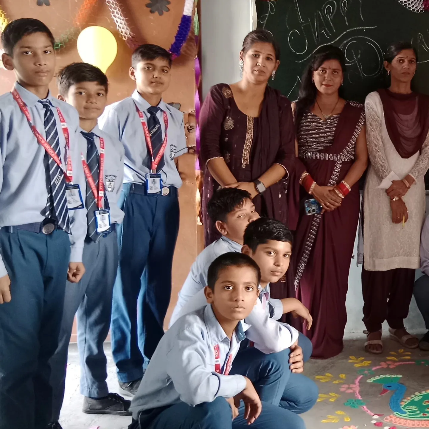 Students and staff at New Tagore Sr. Sec. School, Khewra — photograph 18