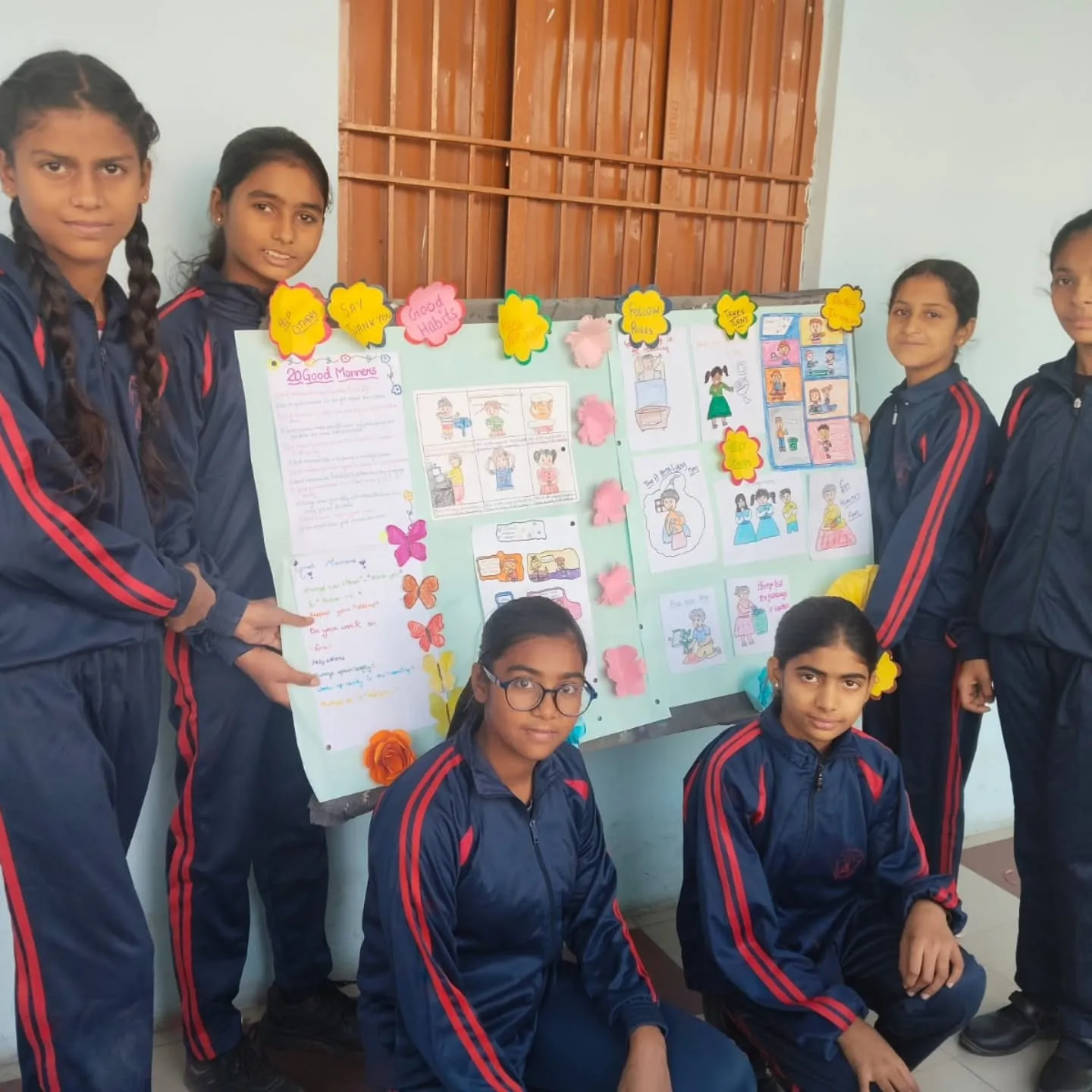 Students and staff at New Tagore Sr. Sec. School, Khewra — photograph 46